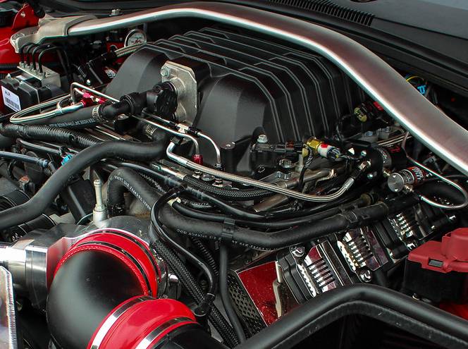 LSA ZL1 Camaro Supercharger Blower Plate System
