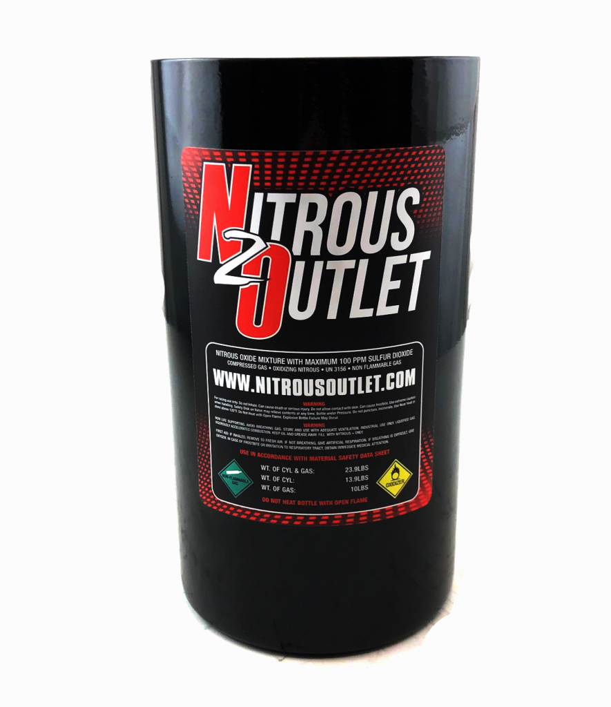 Nitrous Outlet Trashcan - 10lb Nitrous Bottle
