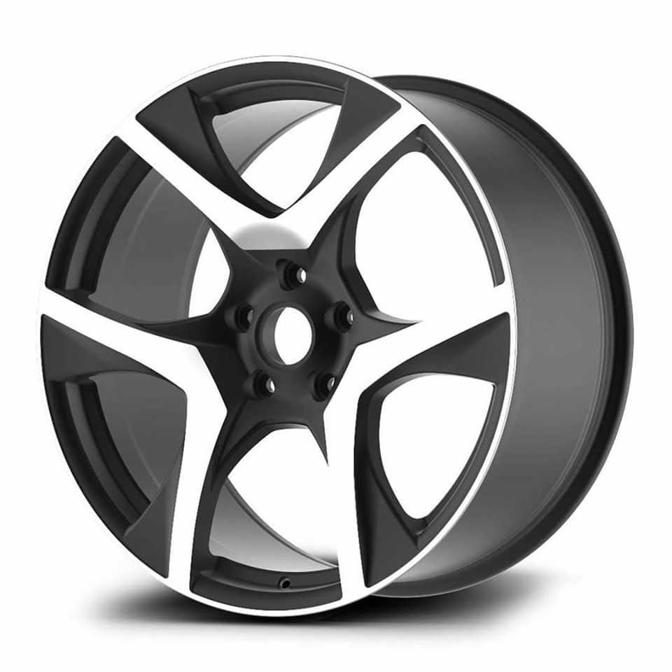 VF HSV Style Wheels 20x8.5 Gloss GUNMETAL - SATIN BLACK - GLOSS BLACK MF
