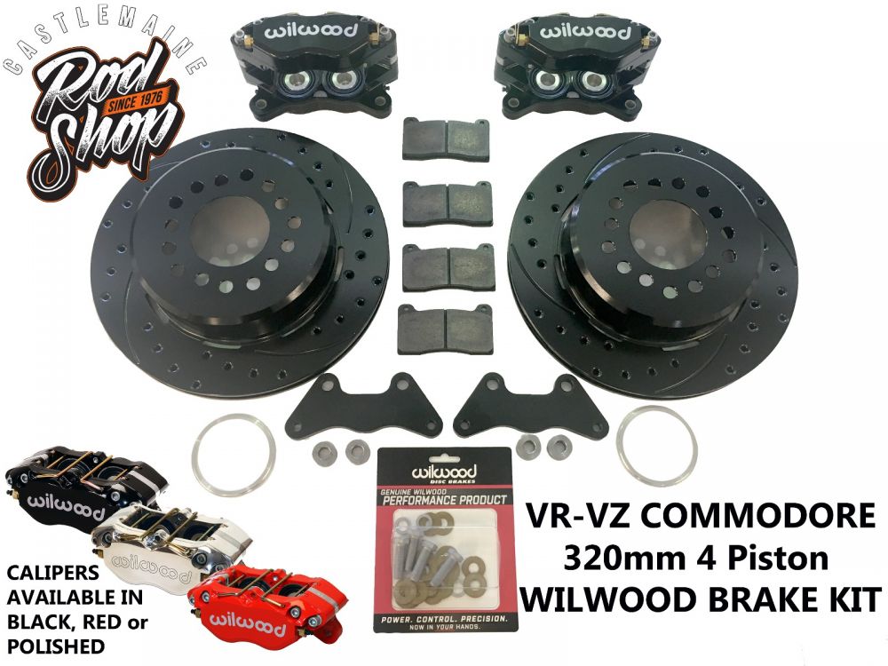 VR - VZ COMMODORE 320MM 4 PISTON WILWOOD FRONT BRAKE KIT
