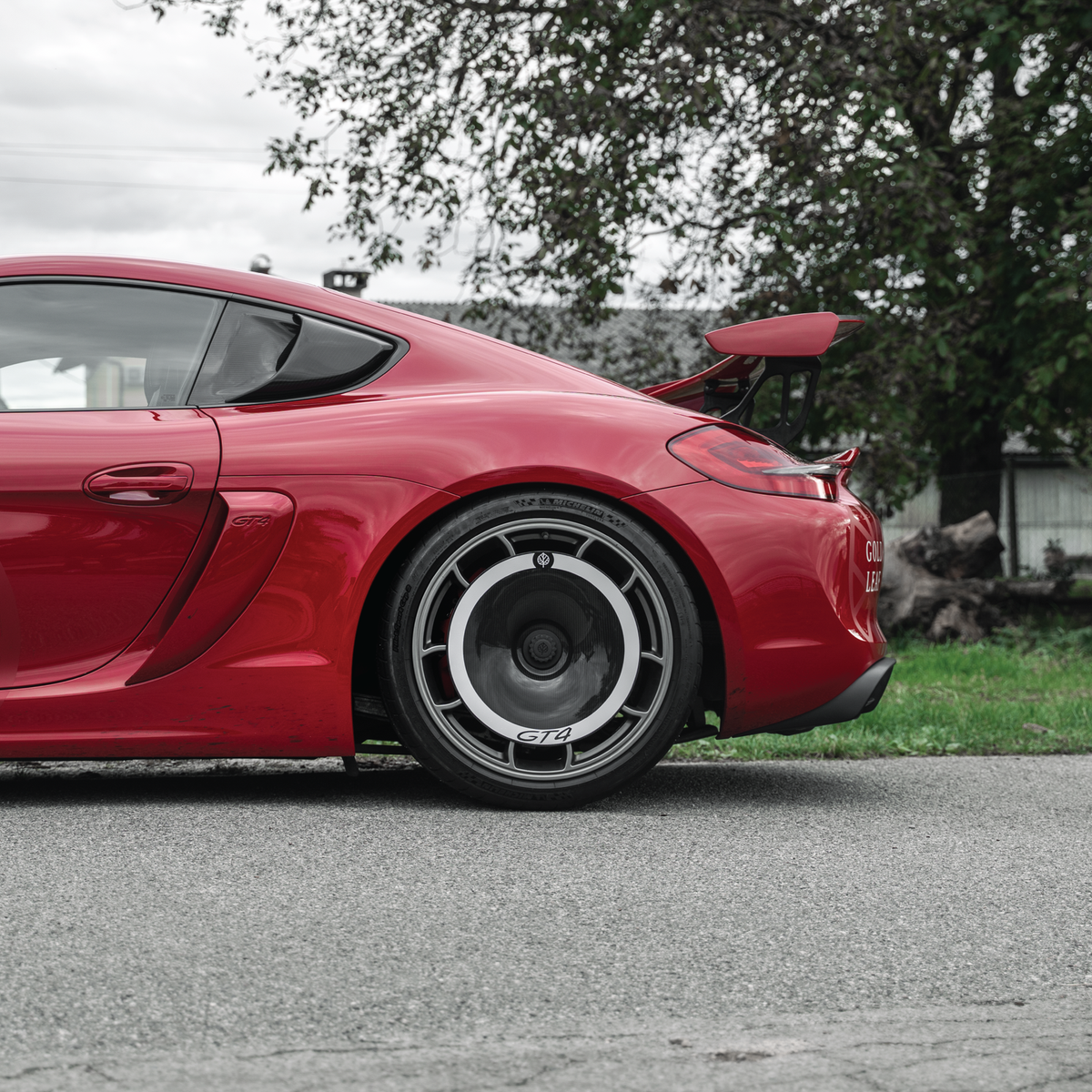 Gold Leaf Carbon Aero Disc EVO — Porsche Cayman GT4 (981) — ALU Wheels (5-lug) product image, supplied by Gold Leaf Performance