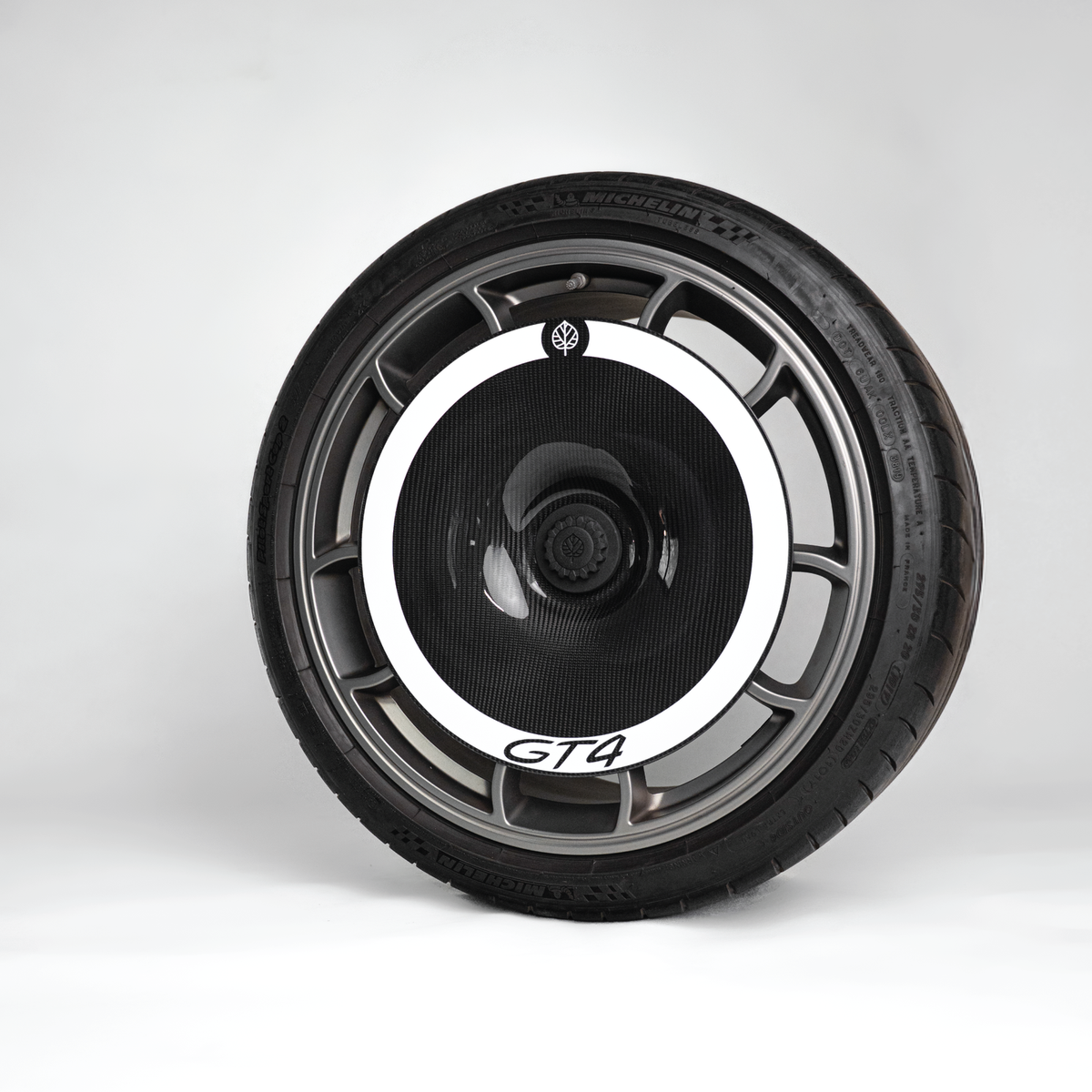 Gold Leaf Carbon Aero Disc EVO — Porsche Cayman GT4 (981) — ALU Wheels (5-lug) — Gold Leaf supplier product gallery image