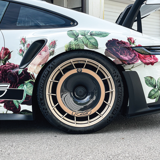 Gold Leaf Carbon Aero Disc EVO — Porsche 911 GT3 RS (992.1) — ALU Wheels — Gold Leaf supplier product gallery image