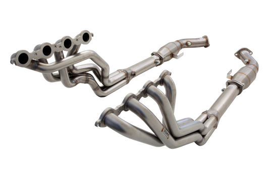 VT - VZ 5.7/6.0 NON POLISHED STAINLESS STEEL 1″3/4 PRIMARY SIZE 4 INTO 1 HEADER WITH 100CPSI METALLIC CAT-CONVERTERS