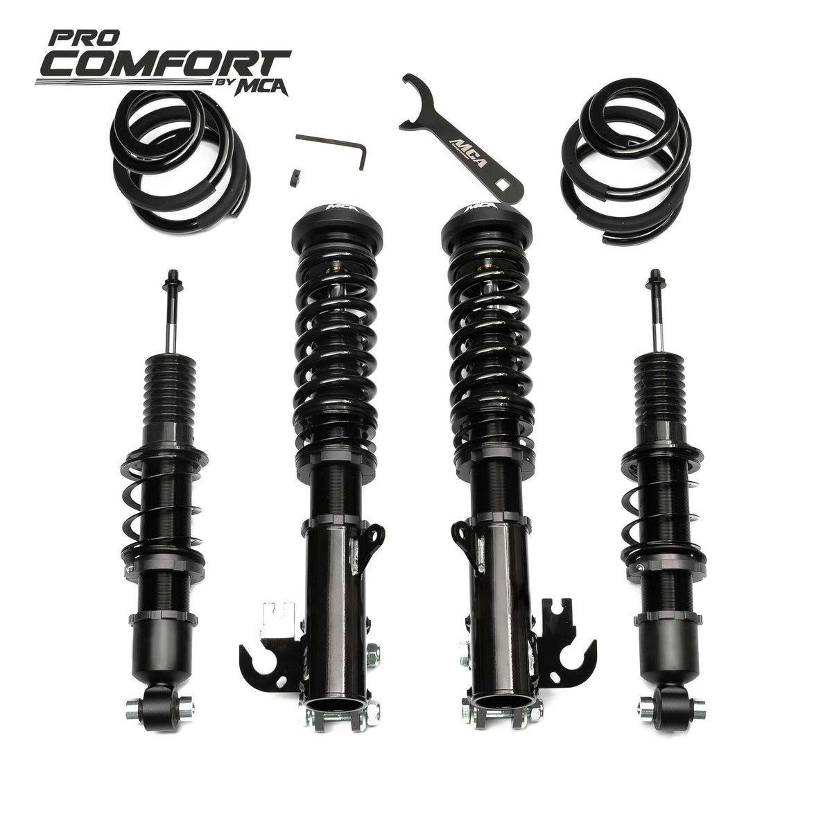 MCA Pro Comfort suspension for Holden Commodore VE - supplier full-set image; pair orders include the selected axle only