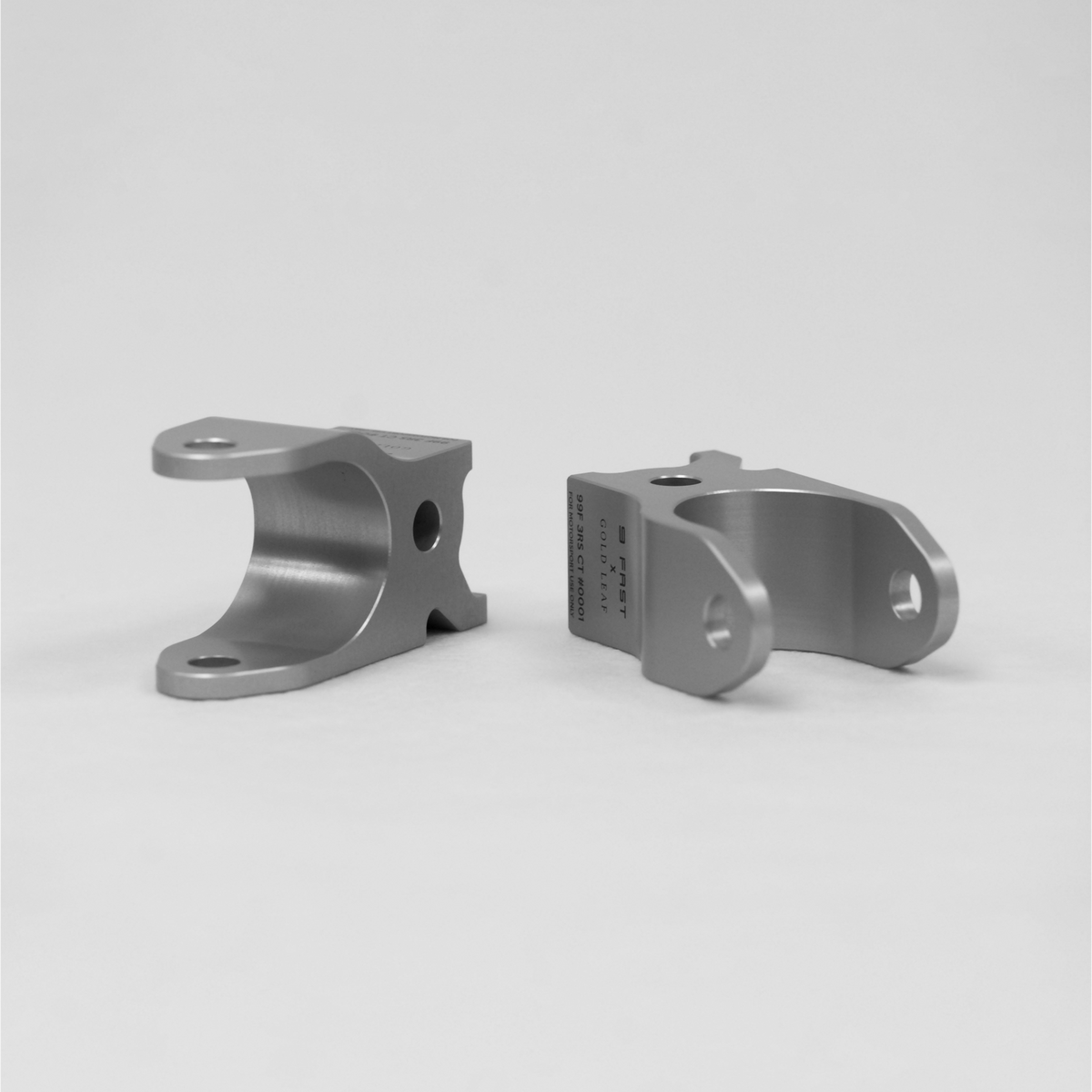 Gold Leaf Front Camber Blocks — Porsche 992 GT3 RS — Gold Leaf supplier product gallery image
