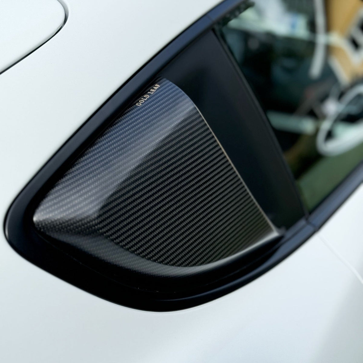 Gold Leaf Carbon Air Scoops — Porsche 718 GT4 RS Non-Weissach — Gold Leaf supplier product gallery image