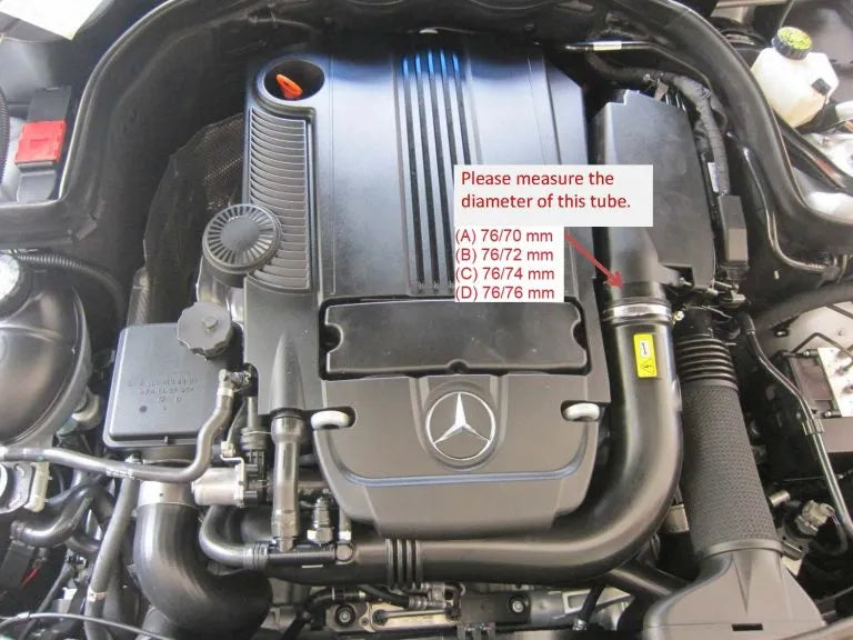 Mercedes-Benz W204 C180 / C200 / C250 (M271) ARMASPEED Carbon Fiber Intake