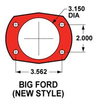 Wilwood Rear Disc Brake Assembly Kit suit 9" ford differential