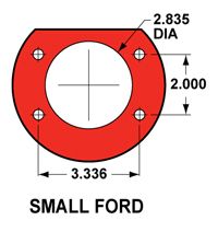 Wilwood Rear Disc Brake Assembly Kit suit 9" ford differential