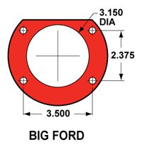 Wilwood Rear Disc Brake Assembly Kit suit 9" ford differential