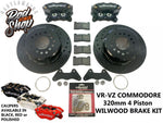 Load image into Gallery viewer, VR - VZ COMMODORE 320MM 4 PISTON WILWOOD FRONT BRAKE KIT
