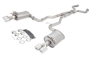 3" RAW STAINLESS STEEL CAT-BACK EXHAUST - VE / VF UTE ( NON HSV )