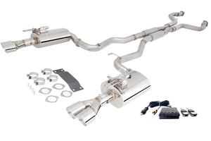 3" RAW STAINLESS STEEL CAT-BACK EXHAUST SYSTEM - VE / VF UTE W/ VAREX ( NON HSV )