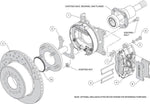 Load image into Gallery viewer, WILWOOD REAR DISC TO BORG WARNER OR SALISBURY DIFF
